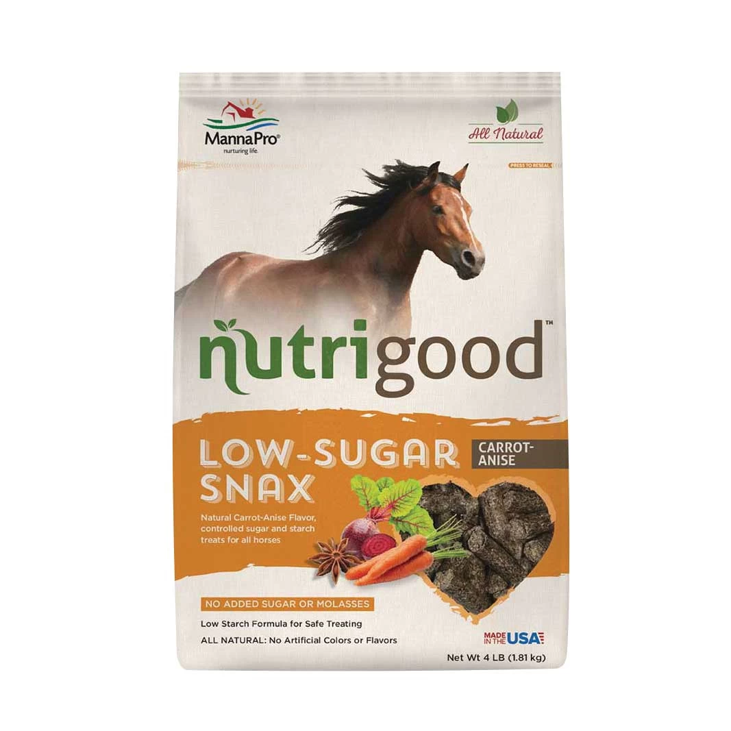 Manna Pro Nutrigood Low Sugar Carrot Anise Snax 4 Lb