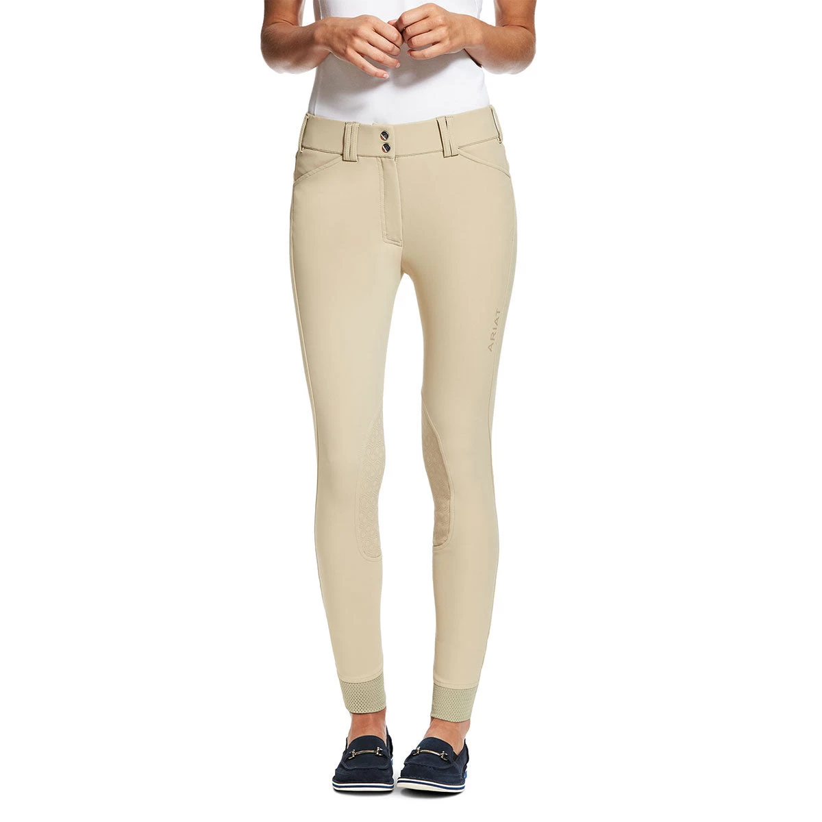 Ariat Tri Factor Grip Knee Patch Ladies Breech - Image 2