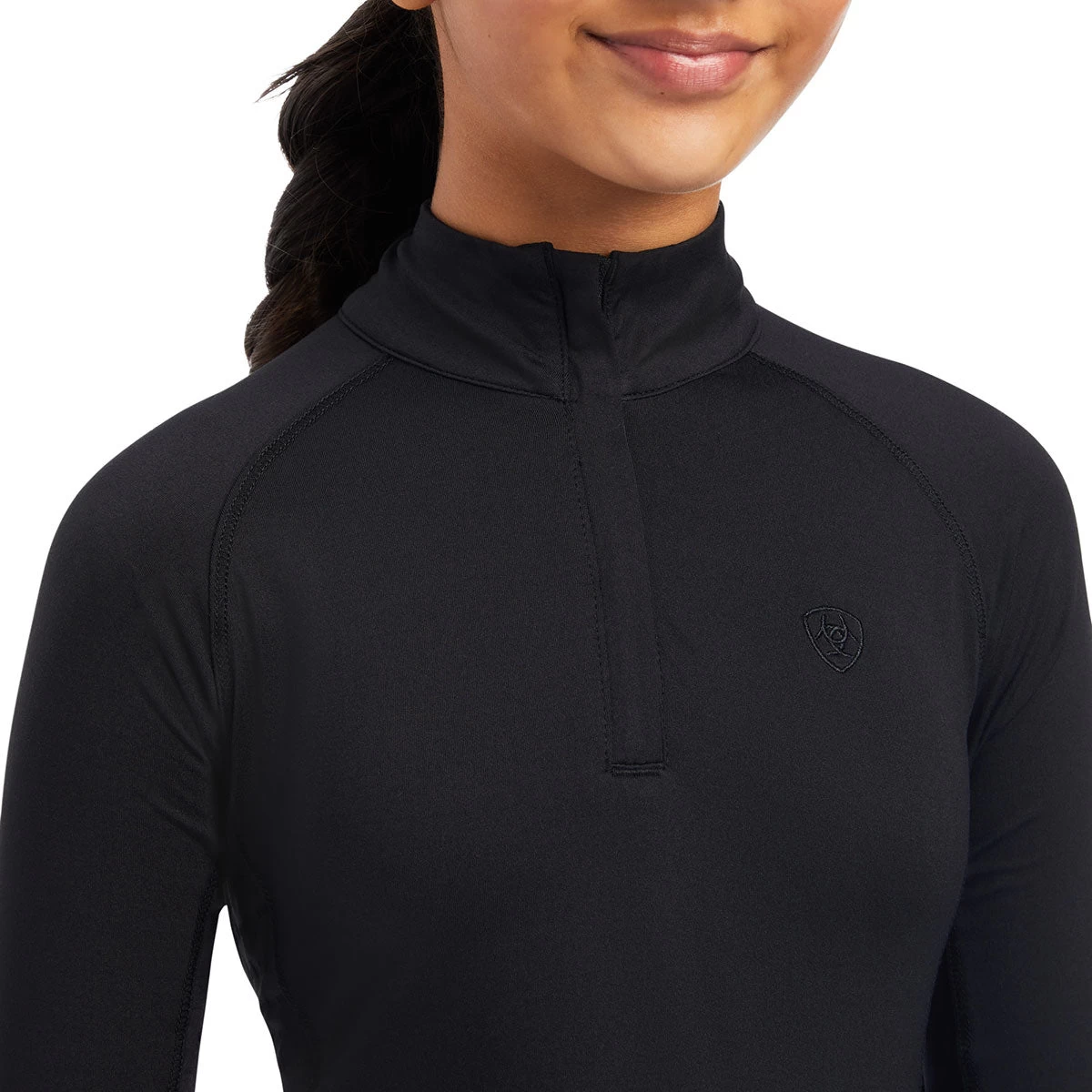Ariat Lowell 2.0 Quarter Zip Girls Baselayer - Image 2