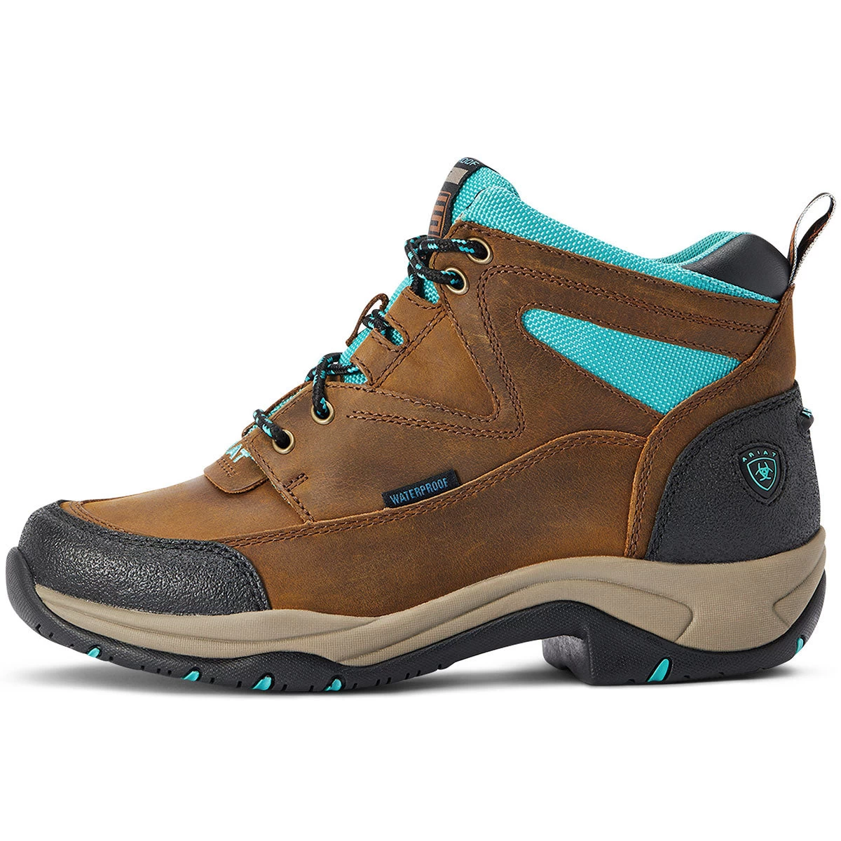 Ariat Terrain H2O Ladies Endurance Riding Shoe - Turquoise - Image 2