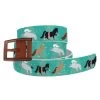 C4 Horse Ballet Ladies Belt With Khaki Buckle