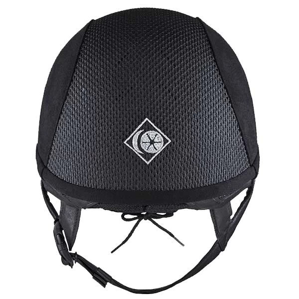 Charles Owen AYR8 Plus Helmet In Black Microsuede - Image 3
