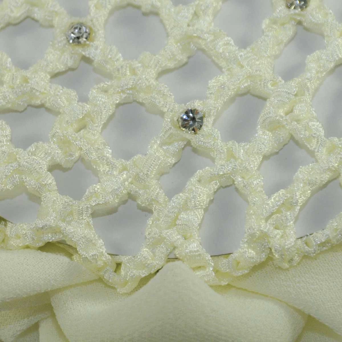 Hair Net Scrunchie With Rhinestones - Image 4