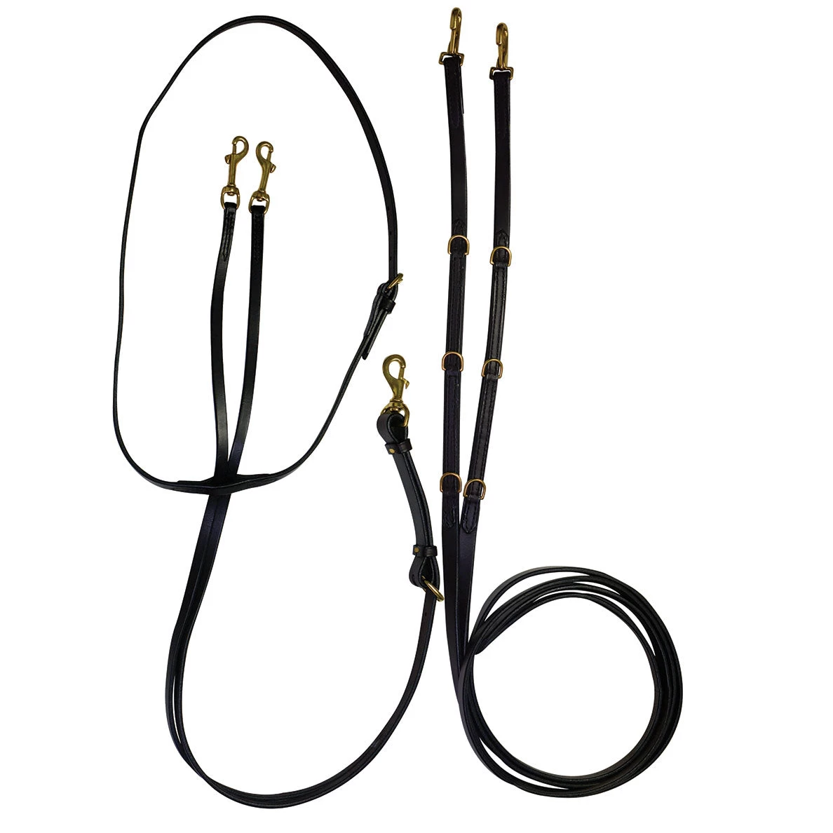 Quiet Creek Deluxe Leather German Martingale