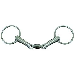 Korsteel Loose Ring Bean Mouth Snaffle 6 In