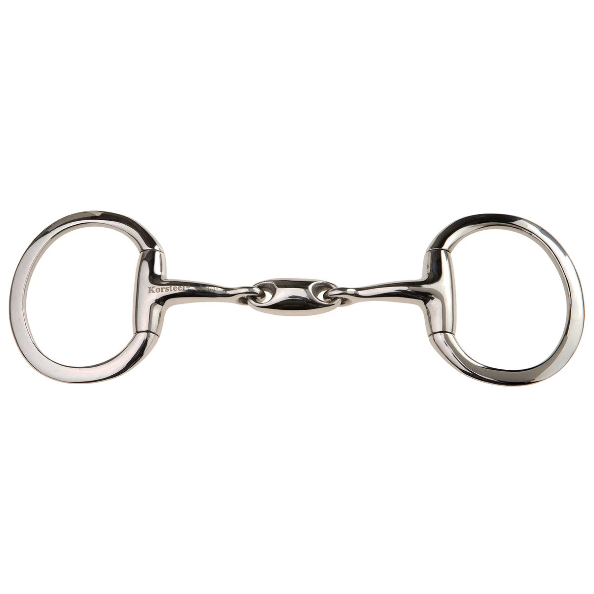 Korsteel Stainless Steel Oval Link Eggbut Snaffle