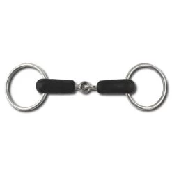 Korsteel Loose Ring Rubber Covered Snaffle 5 In