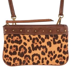 Justin Cheetah Print Crossbody Bag