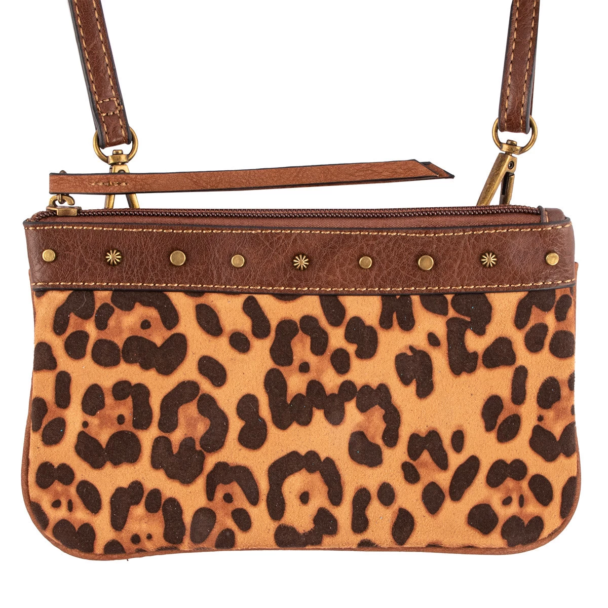 Justin Cheetah Print Crossbody Bag