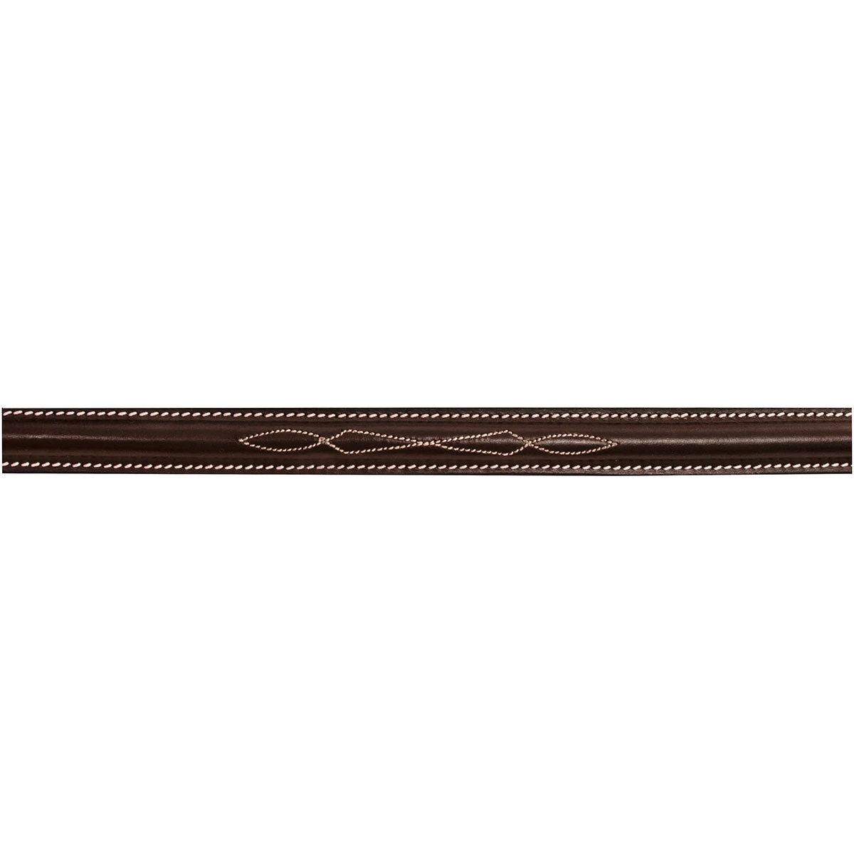 Black Oak Round Raised Fancy Stitch Standing Martingale - Image 3