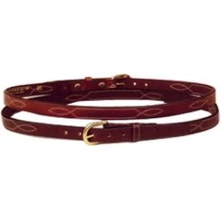 Fancy Stitched .75 Inch Havana Unisex Belt