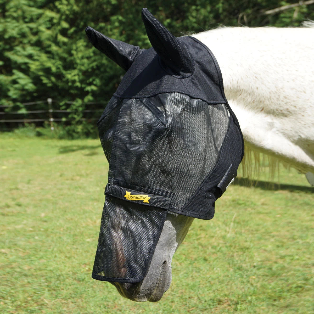 Absorbine Ultrashield Fly Mask With Ears And Removable Nose - Image 4