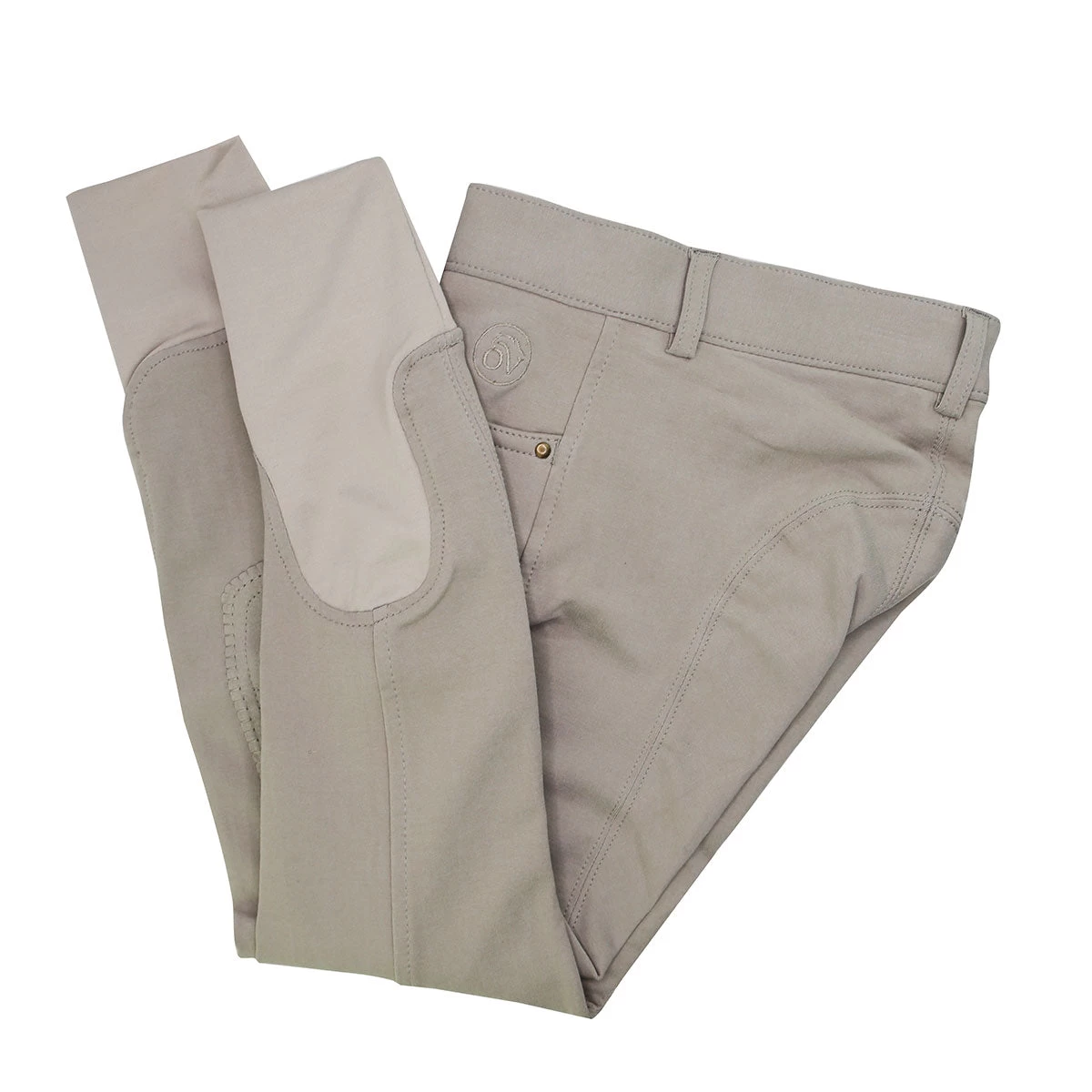 Ovation Euro Melange Knee Patch Girls Breech - Image 6