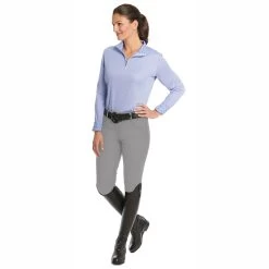 Ovation Euro Melange Knee Patch Ladies Breech