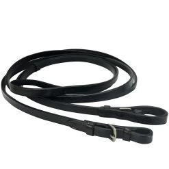 KL Select Red Barn Curb Rein - X-Long