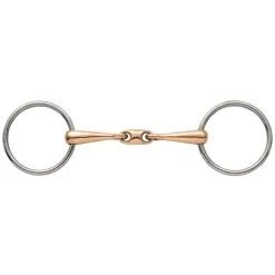 Shires Copper Alloy French Link Loose Ring Snaffle