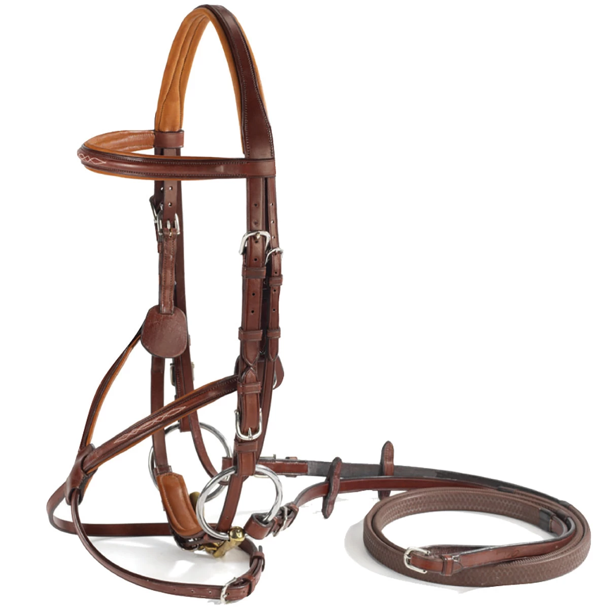 Vespucci Fancy Raised Figure 8 English Bridle - Image 2