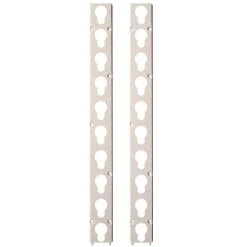 Roma Plastic Keyhole 20 Inch Track - Pair