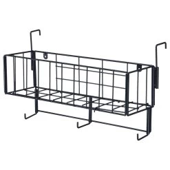 Tough 1 Hanging Bridle Rack With Basket