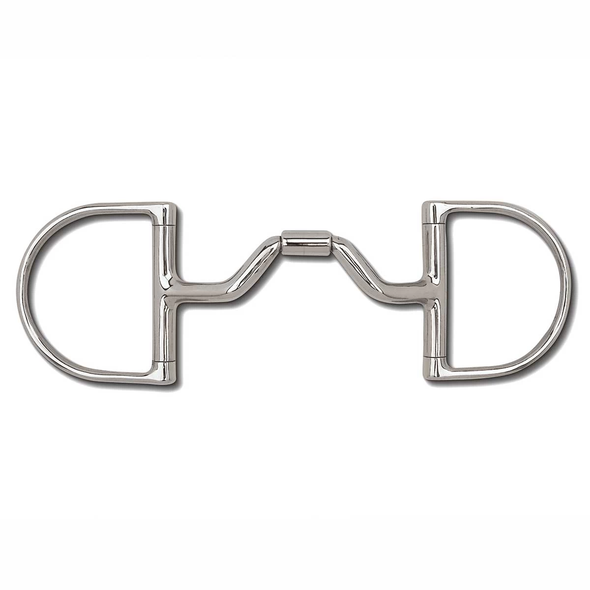 Myler English Dee SS Low Wide Ported Barrel No Hooks MB33 - Test Ride Bit