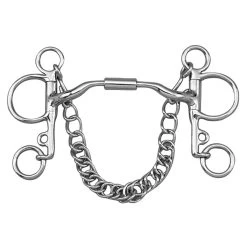 Myler Pelham Ss Low Port Comfort Snaffle Mb04 - Test Ride Bit