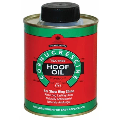 Cornucrescine Tea Tree Hoof Oil With Brush 16.9 Oz