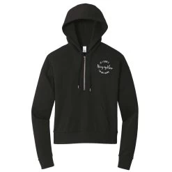If I Cant Bring My Horse Ladies Fleece Quarter Zip Hoodie