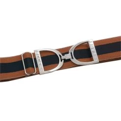 Ellany Calucci Silver Stirrup Elastic Ladies Belt