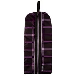 Chestnut Bay Quilted Lined Bridle Bag - Black Plaid