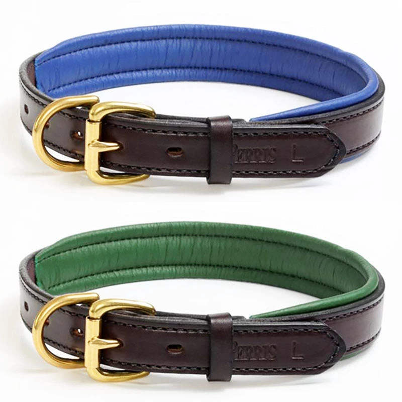Perris Padded Leather Dog Collar - Image 3