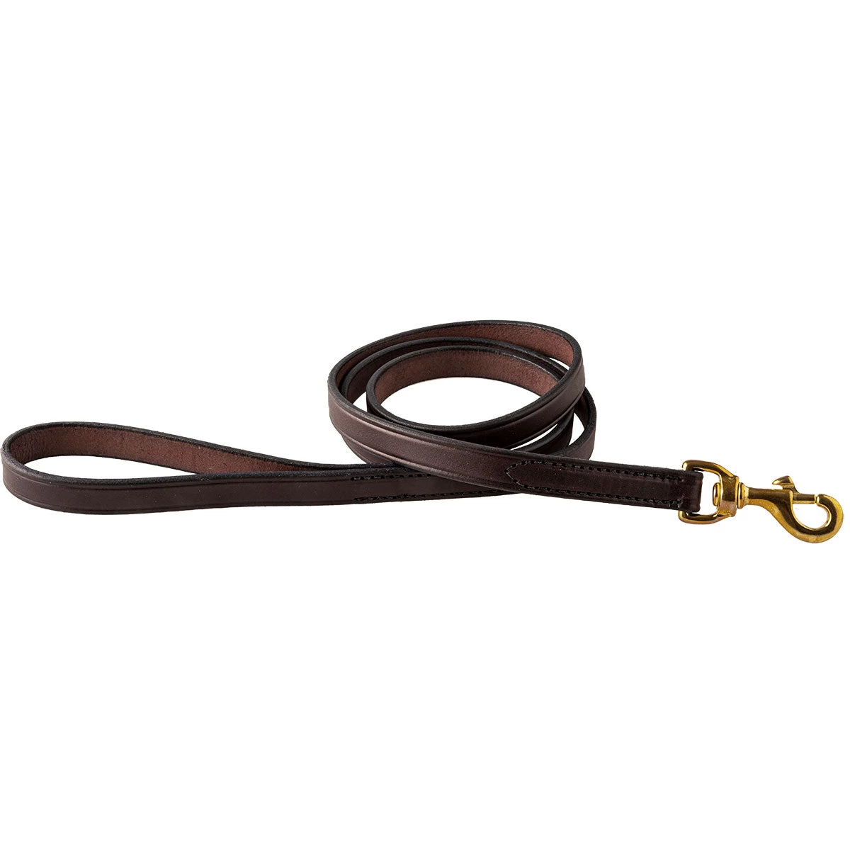 Perris Plain Leather Dog Leash