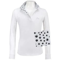 RJ Classics Maddie Jr 37.5 Girls Show Shirt - Paw Print