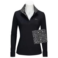 RJ Classics Maddie 37.5 Long Sleeve Ladies Show Shirt- Caviar