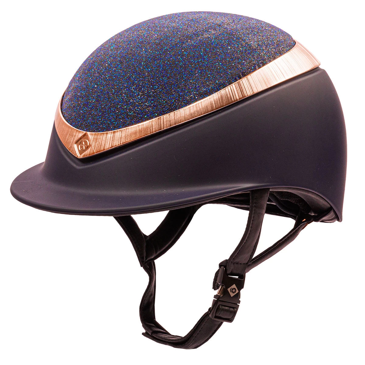 Charles Owen Halo CX MIPS - Navy Astral With Rose Gold Ring