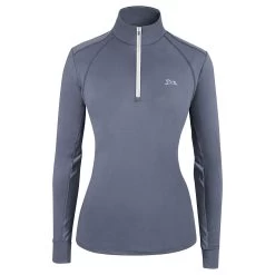 RJ Classics Sienna 37.5 Long Sleeve Ladies Quarter Zip - Grey Fog