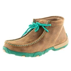 Twisted X Chukka Ladies Driving Moc - Turquoise